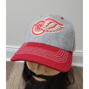 Detroit Red Wings NHL Wool Baseball Cap Fitted Men's L/XL Reebok Fit Max 70